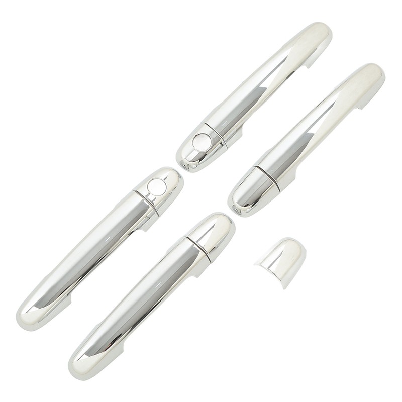 8 Pcs Car Exterior Door Handle Cover ABS Chrome Door