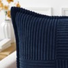 Artscope Corduroy Cushion Covers Pack of 2 Modern Patchwork Throw