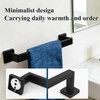 2 Packs 16 Inch Bathroom Towel Bar SUS304 Stainless Steel