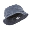 MG Washed Bucket Cap Hat (Navy, Small/Medium)