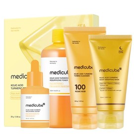 [NEW] [medicube] Kojic Acid Golden Glow & Radiance Full SET | Turmeric, Niacinamide, Vitamin C, Korean Skincare:_Skincare SET
