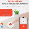 Botón de Pánico SOS Inalámbrico WiFi para Sistema de Alarma,