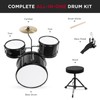 Best Choice Products Kids Beginner 3-Piece Drum, Musical Instrument Set