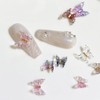 Butterfly Nail Accessories 6mm 30pcs Nail Parts NAKAMARU Decoration Rhinestone