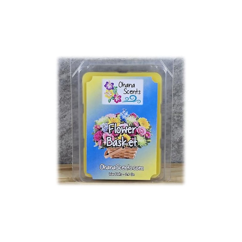 Ohana Scents Flower Basket Wax Melts