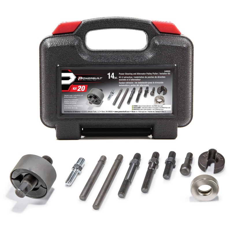 Powerbuilt Power Steering and Alternator Pulley Remove and Install Tool