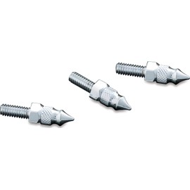 Kuryakyn 1369 Motorcycle Accessory: Windshield Accent Trim Mounting Spikes/Screws for 1996-2013 Harley-Davidson Motorcycles with Batwing Fairing, Chrome