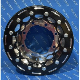 BOSS ATV RACING ALUMINUM BEAD LOCK FRONT WHEEL 10X5 Black RING
