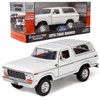 1978 Ford Bronco 1:24 Diecast Model Car White SUV SUT