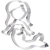 Birkmann 1010720110 Floating Mermaid Cookie Cutter, 9 cm, synthetic, Grey,