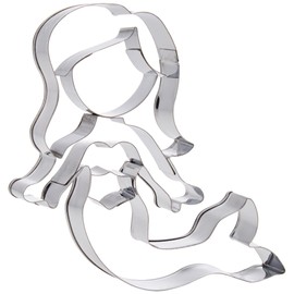 Birkmann 1010720110 Floating Mermaid Cookie Cutter, 9 cm, synthetic, Grey, 5 x 3 x 2 cm
