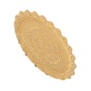 Turkish Tea Coffee Serving Tray Vintage Style Embossed Pattern Round