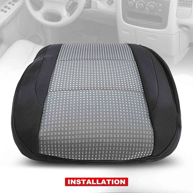A-Premium Front Driver Seat Bottom Cover Compatible with Nissan Titan