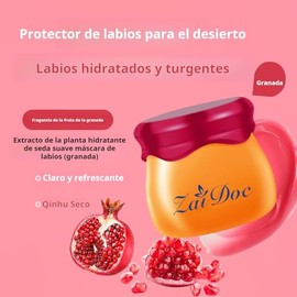 Paquete de 2 máscaras labiales y bálsamo de día, soluciones para pelar en seco, sangrado agrietado, arrugas de labios y color opaco, infusión de flor de cerezo miel, 0.35 onzas