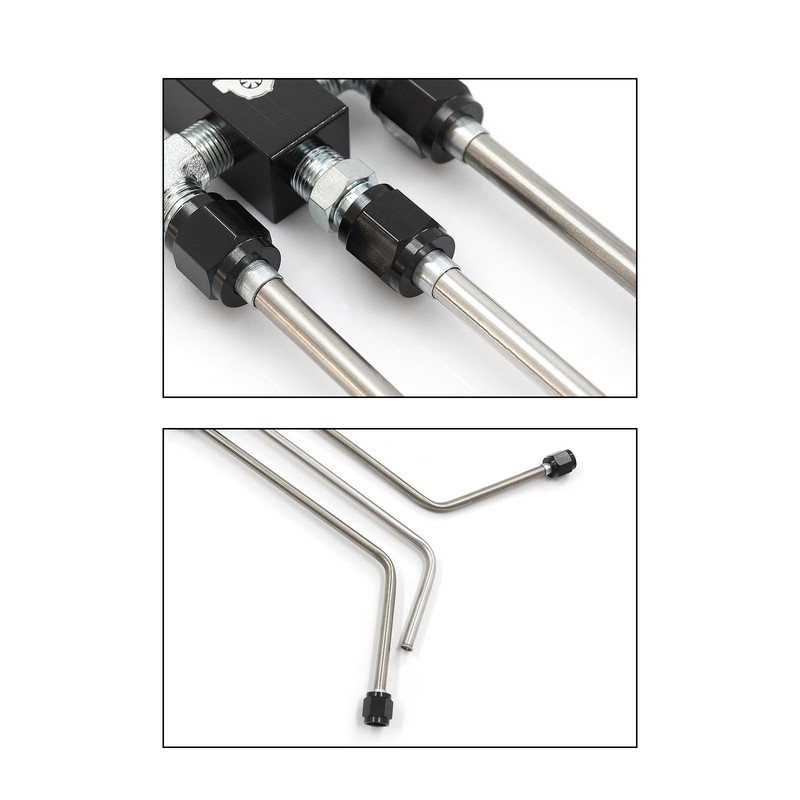 MSCRP AN4 Fuel Brake Line,LS Coolant Crossover Steam Vent Kit