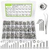 K Kwokker M3 M4 M5 M6 Nuts and Bolts Assortment