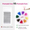 Colored Lash Extensions 10D Premade Fans Eyelash Extensions D Curl