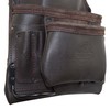 Graintex OS2220 10 Pocket Oil Tanned Leather Nail & Tool