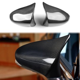 NUHUi For Lexus Mirror Cap Car Rearview Mirror Decoration Cover Real Carbon Fiber Accessories for Lexus 14-20 IS ES LS GS CE RC