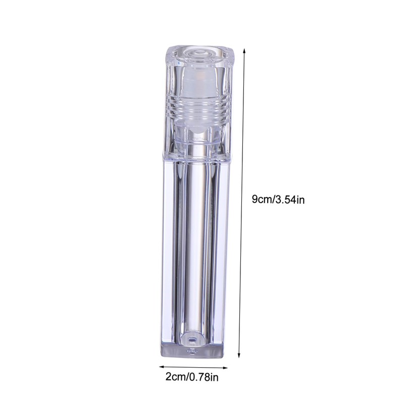 Baluue Essential Oil Roller Bottles 10 Pack Square Plastic Bottles