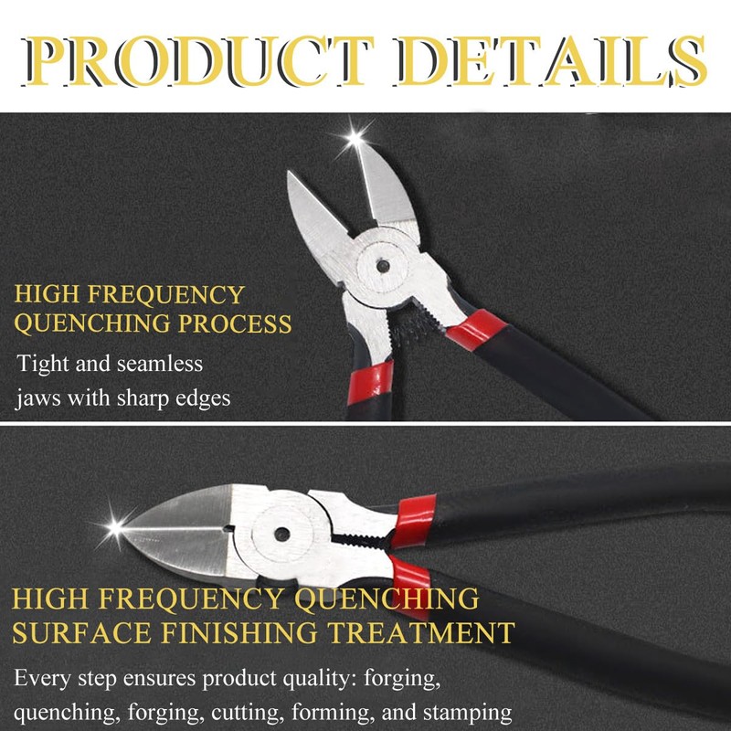 KINDOYO Precision Wire Cutter - 6 Inch Wire Flush Cutters