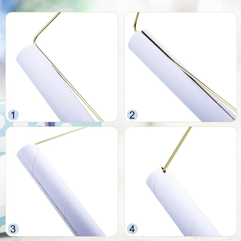 Didaey 10 Sets Dry Cleaner Hangers 18" Drapery Hanger and