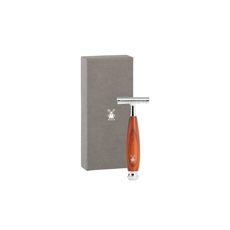 Muehle Vivo Series – Plum Wood Handle Safety Razor
