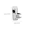 DOITOOL 2pcs Can Heads Wall Mount Slide Screw Sink Removable