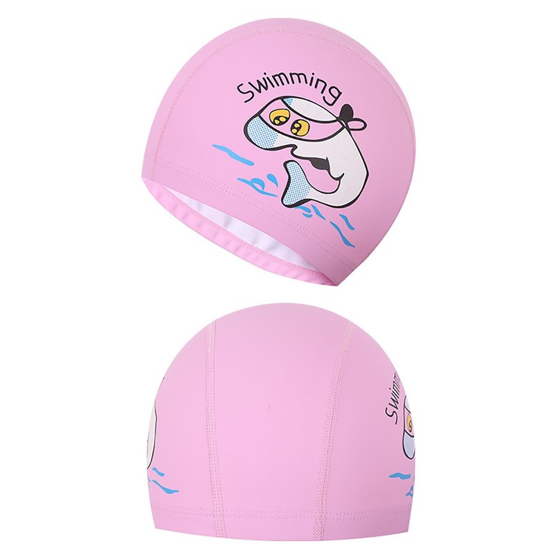 Kid Swimming Cap 3 pcs，Cute Children Cartoon Swimming Hat Caps,