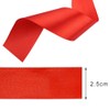 2 Rolls Christmas Ribbon, 25mm x 50 Yards Red and
