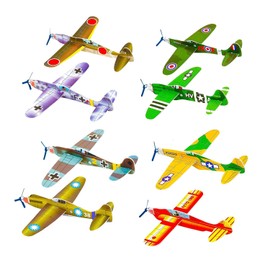 2 x HENBRANDT Pack Of 12 Classic World War II Flying Plane Gliders- Polystyrene Pinata Toy Loot/Party Bag Fillers Wedding