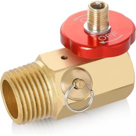 Hromee Air Tank Replacement Manifold Tool Brass With Pressure Gauge And Relief Valve
