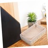 NOLITOY Handwoven Storage Basket Compartment Fabric Lined Woven Organizer for