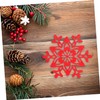 CIYODO 16 Pieces Xmas Coasters Round Felt Coasters Set Heat