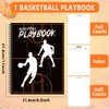gisgfim Basketball Playbook Notebook 8.5x11 Inches Basketball Practice Planner Coaches