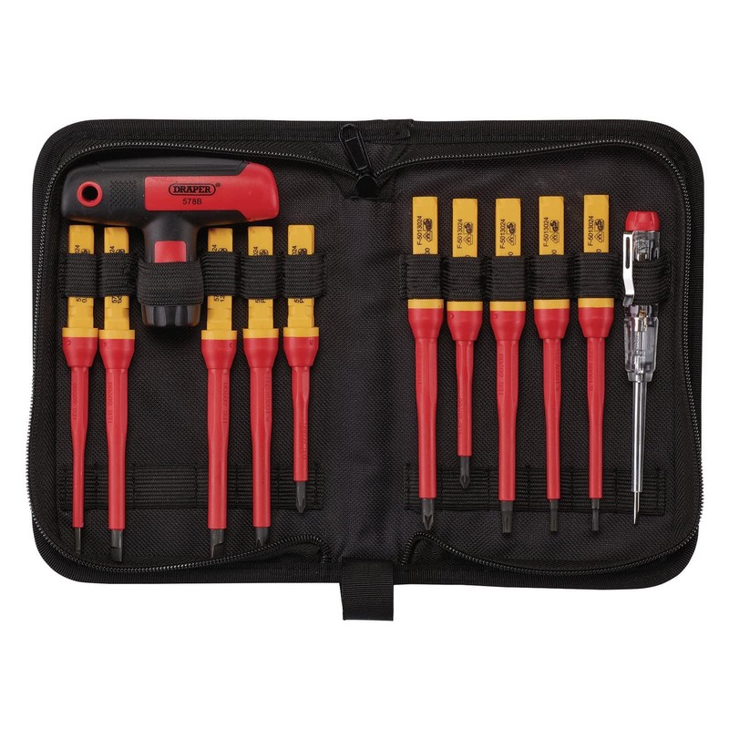 Draper 12 Piece Interchangeable Blade Screwdriver Set - 37797 -