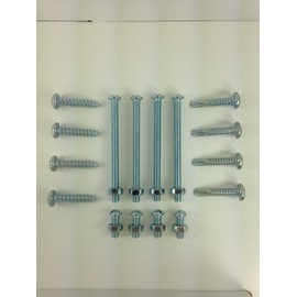 Progressive, Extra Heavy Duty, Galvanized Steel, Safety Chain and Spring, Door Stop, for Heavy Exterior Doors, to Withstand Strong Winds (RDC-36 for 34" and 36" Doors)