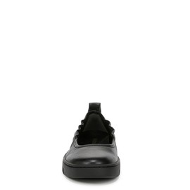 Vionic Women's Uptown Ballet Flat, Black Leather, 9