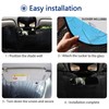 Cute Dog Bus Funny Windshield Sun Shade for Car SUV