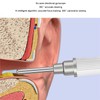 Visible Ear Pick Silicone Spoon ABS Handle HD Ear Endoscope