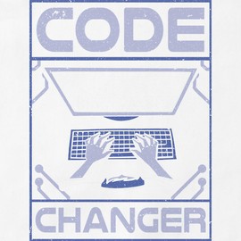 CafePress Hacker Computer Code Changer Cybersecurity Kitchen Apron with Pockets, Grilling Apron, Baking Apron