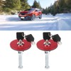 Acouto Car Hood Lock Pin Aluminum Alloy Universal Engine Hood