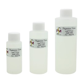 Amber White Perfume/Body Oil (7 Sizes) (3 Bottles 1/3oz Roll On (10ml))