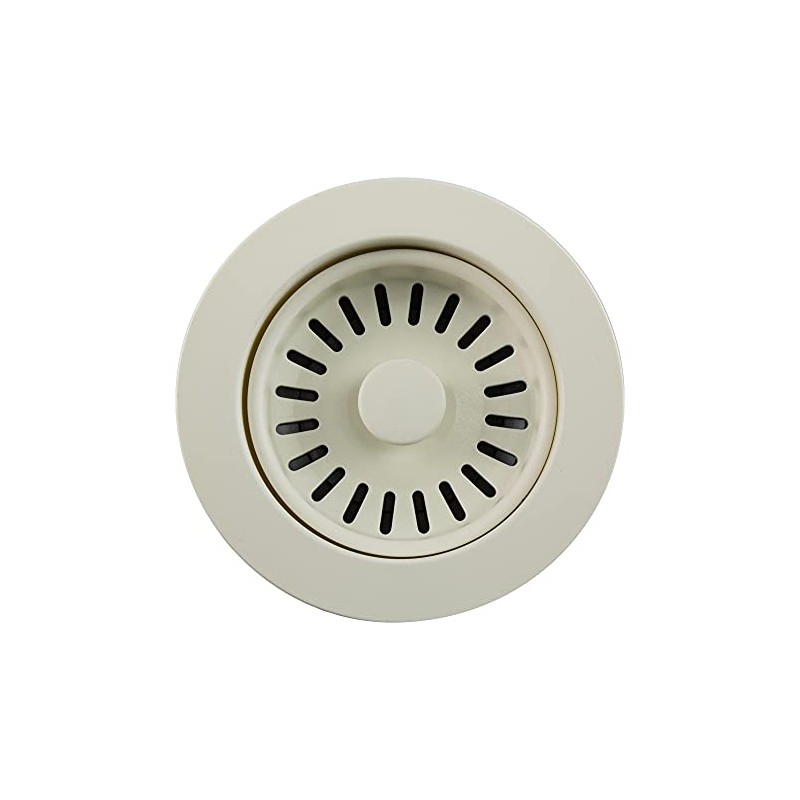 Transolid 4110-19 Plastic Disposal Strainer, 3.5-in, Biscuit