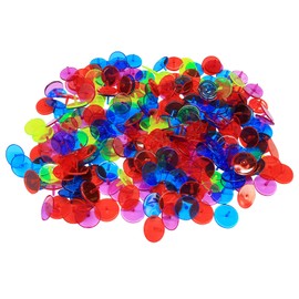 VEASAERS Golf Ball Markers Bulk 50/100/150 Pcs Position Marker Multicolor Transparent Plastic 25mm Flat Round Golf Mark Accessories (50Pcs-Colorful)