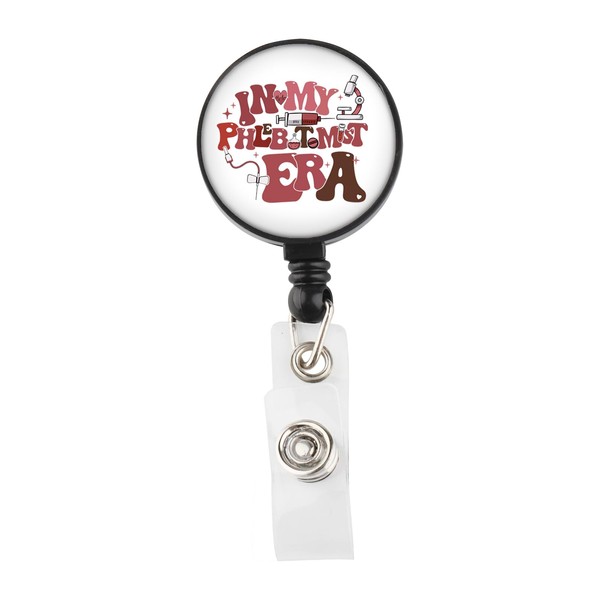 Phlebotomist Inspired Badge Reel Phlebotomy Technician Gift Phlebotomy Tech Gift