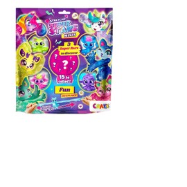 CRAZE Superstars Minis Multipack Fun - Pack of 5 Elastic Action Figures for Children, Sticky & Stretchy Superhero Figures to Collect