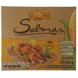 Salmas Delicious Baked Corned Tostadas