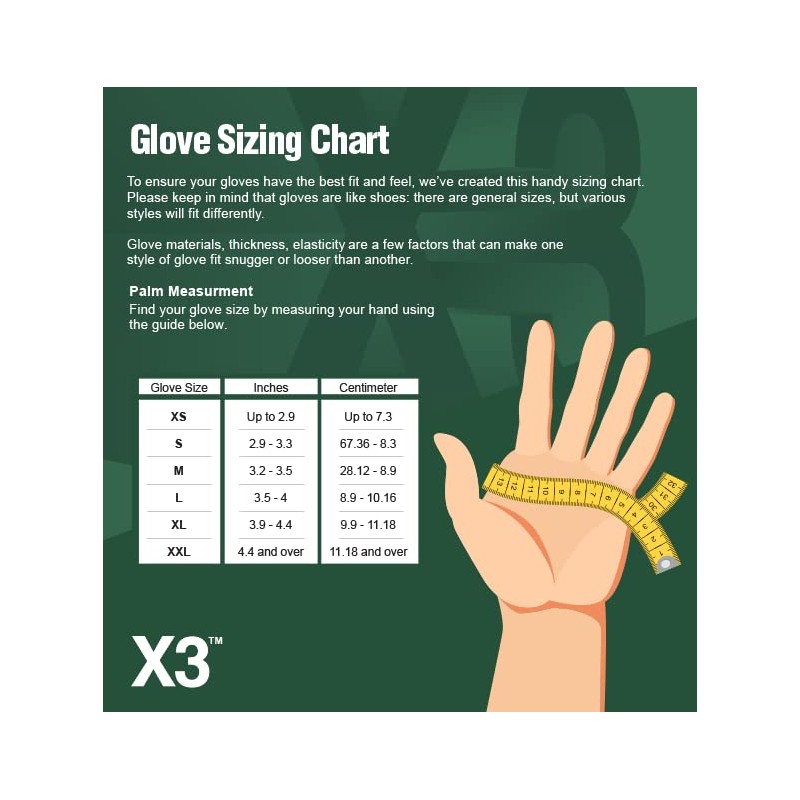AMMEX Black Nitrile 3 Mil Disposable Gloves - Powder-Free, Latex-Free,