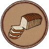 Sliced Bread Patrol Patch - 2" Diameter Round Embroidered Patch (Iron-on)